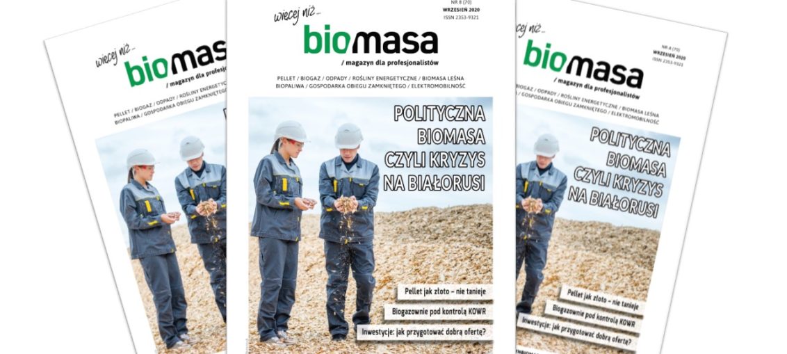 Magazyn Biomasa - wrzesień 2020