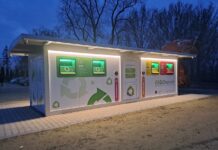 elektryczna altana odpadowa