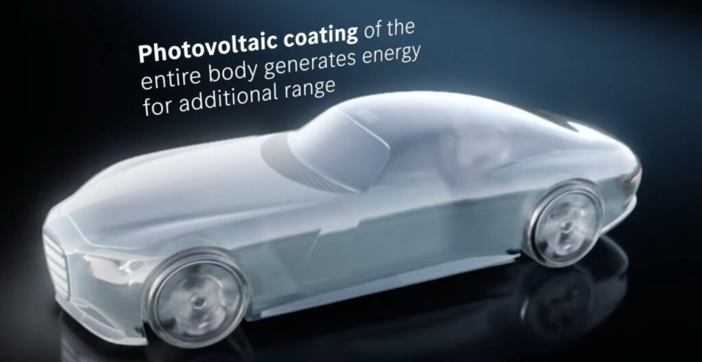 Mercedes zaprezentował nowy model auta z powłoką fotowoltaiczną