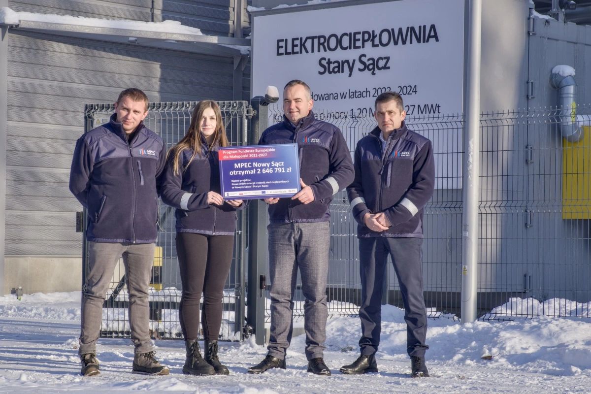 MPEC Nowy Sącz z kolejną dotacją. Będą nowe źródła ciepła i magazyn energii