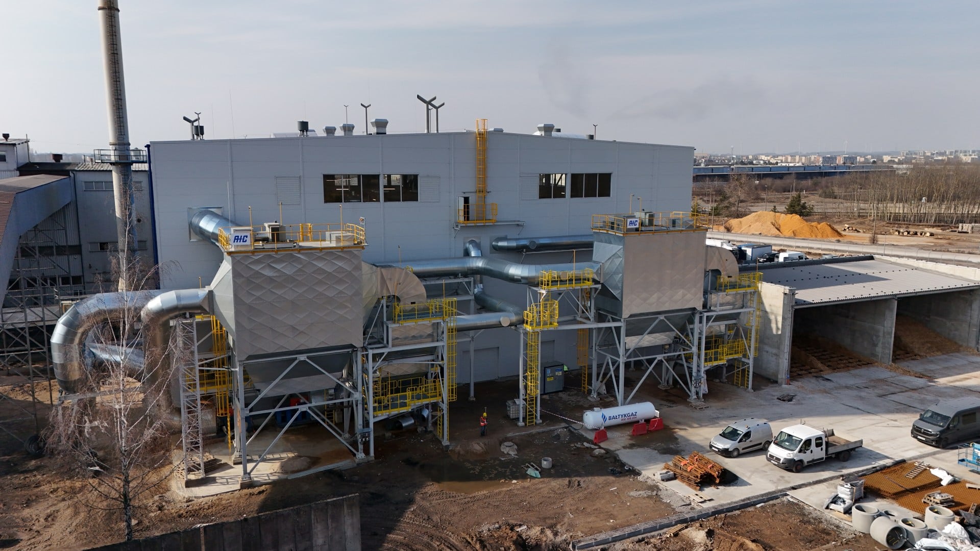 W Suwałkach suszą kocioł biomasowy. Niedługo inwestycja za 146 mln zł zacznie działać