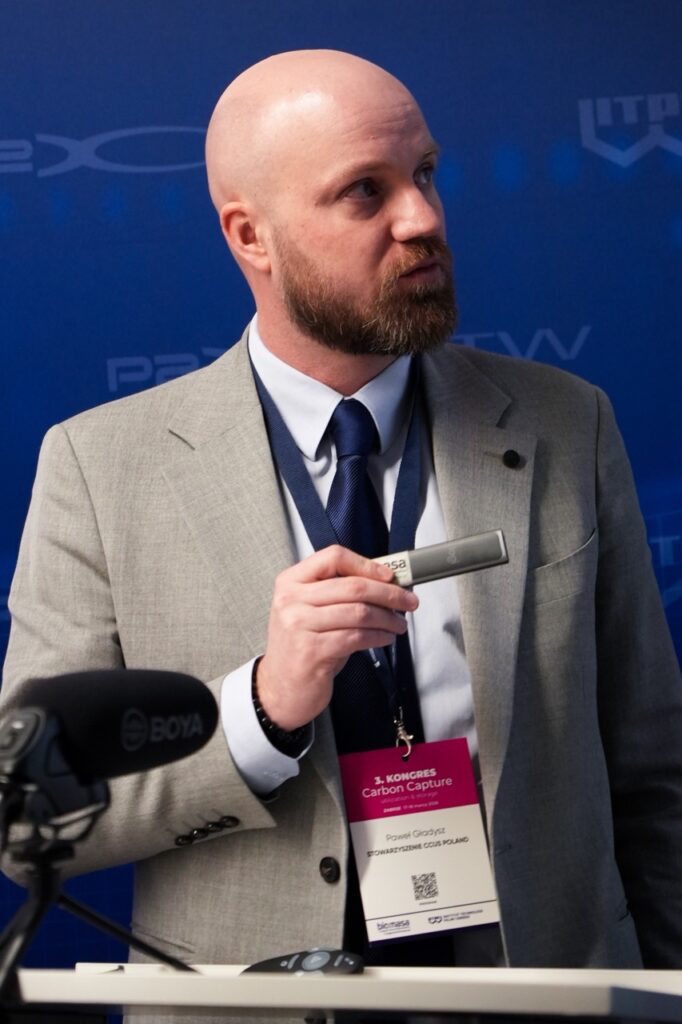 dr Paweł Gładysz, Stowarzyszenie CCUS Poland, 3. Kongres Carbon Capture.