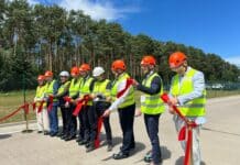 Polska Grupa Biogazowa, przecięcie wstęgi, biogazownia Długoszyn