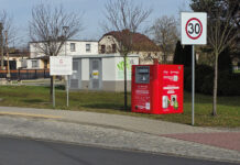 Czerwone pojemniki (fot. UM Kędzierzyn–Koźle)