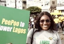 biogazownia przy toalecie w Nigerii